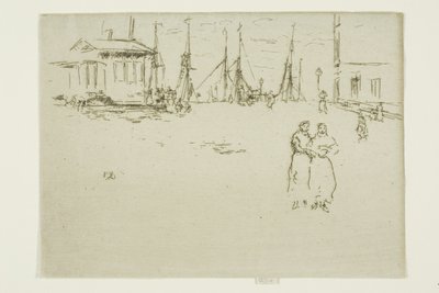 Balıkçı İskelesi, Oostende by James Abbott McNeill Whistler