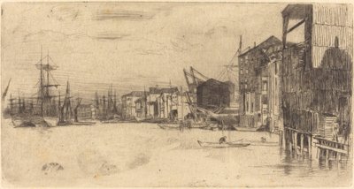 Serbest Ticaret İskelesi by James Abbott McNeill Whistler