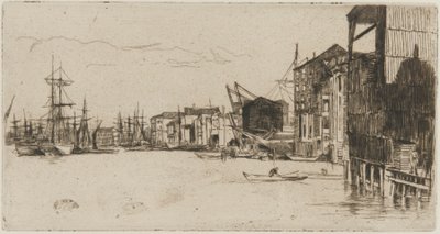 Serbest Ticaret İskelesi by James Abbott McNeill Whistler