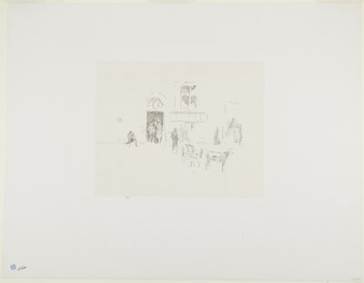 Gaiety Sahne Kapısı by James Abbott McNeill Whistler