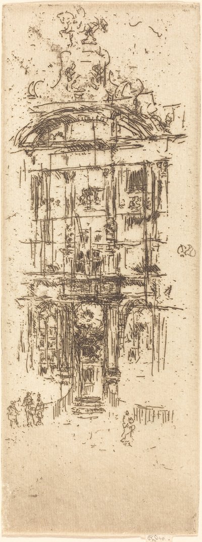 Altın Ev, Brüksel by James Abbott McNeill Whistler