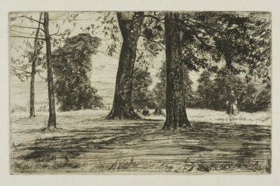 Greenwich Parkı by James Abbott McNeill Whistler
