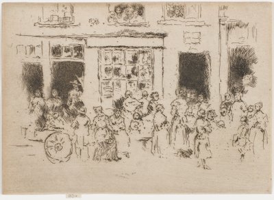High Street, Brüksel by James Abbott McNeill Whistler
