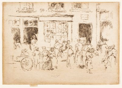 High Street, Brüksel by James Abbott McNeill Whistler