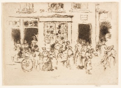 High Street, Brüksel by James Abbott McNeill Whistler