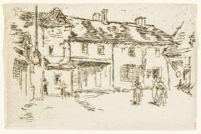Hotel de la Promenade, Loches by James Abbott McNeill Whistler