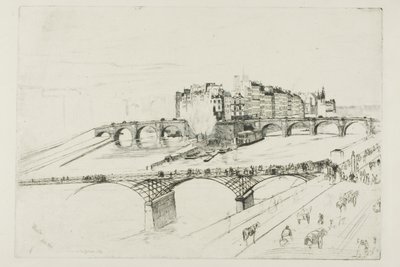 Şehir Adası, Paris by James Abbott McNeill Whistler