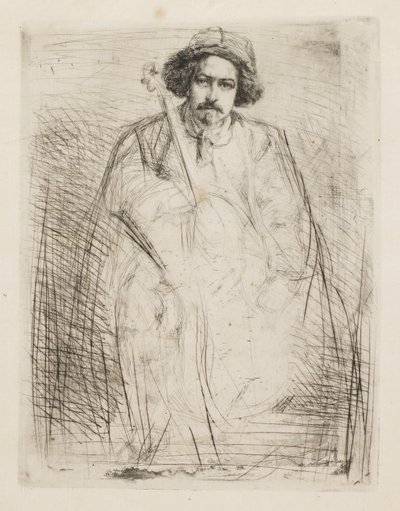 J. Becquet, Heykeltıraş by James Abbott McNeill Whistler