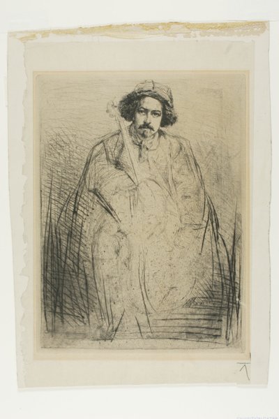 J. Becquet, Heykeltıraş by James Abbott McNeill Whistler
