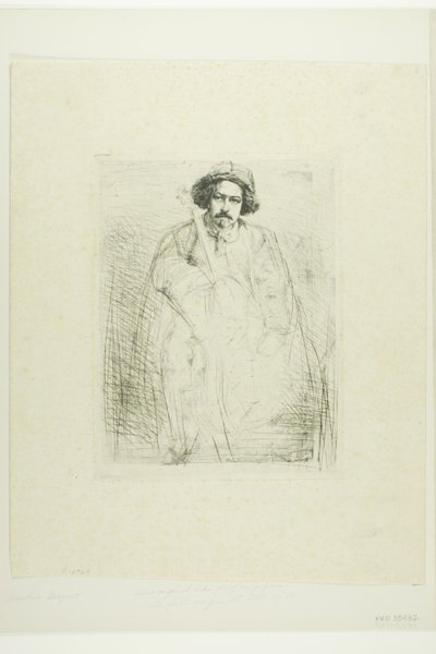 J. Becquet, Heykeltıraş by James Abbott McNeill Whistler