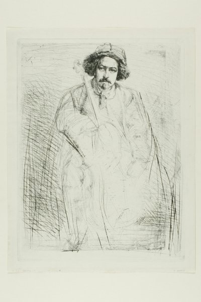 J. Becquet, Heykeltıraş by James Abbott McNeill Whistler