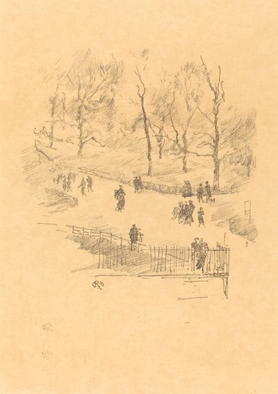 Kensington Bahçeleri by James Abbott McNeill Whistler
