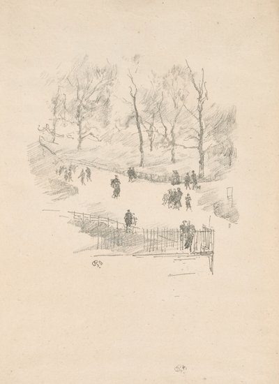 Kensington Bahçeleri by James Abbott McNeill Whistler