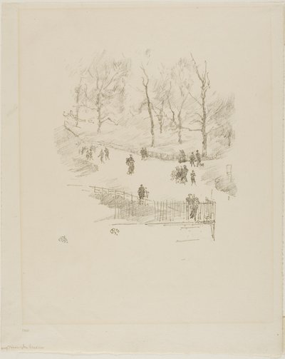 Kensington Bahçeleri by James Abbott McNeill Whistler
