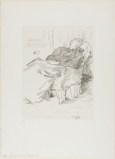 Uyuyan Güzel Bayan by James Abbott McNeill Whistler
