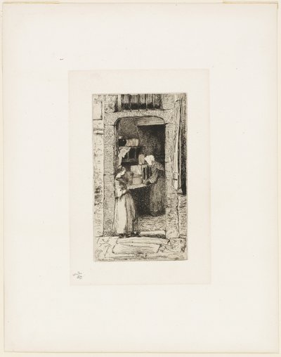 hardal satıcısı by James Abbott McNeill Whistler