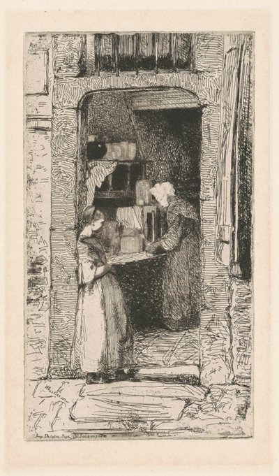 hardal satıcısı by James Abbott McNeill Whistler