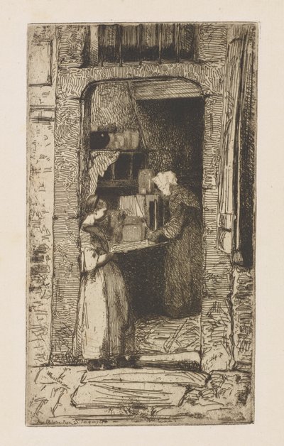 hardal satıcısı by James Abbott McNeill Whistler
