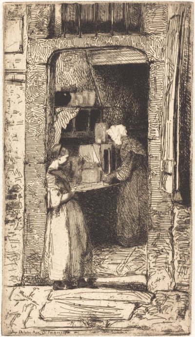 hardal satıcısı by James Abbott McNeill Whistler