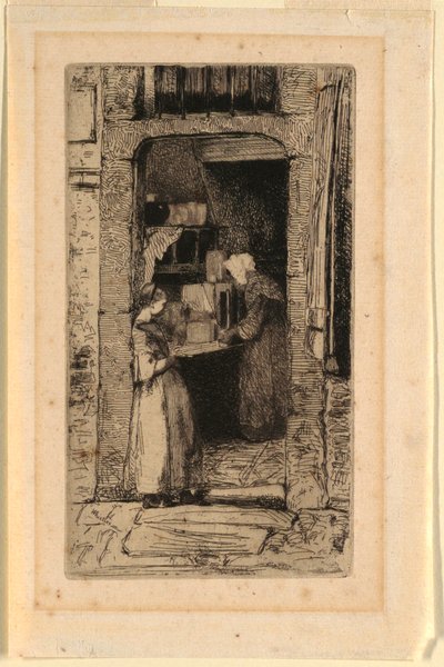 hardal satıcısı by James Abbott McNeill Whistler