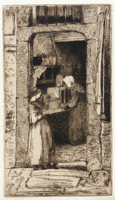 hardal satıcısı by James Abbott McNeill Whistler