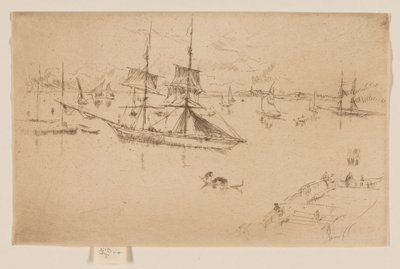 Lagün - Öğlen by James Abbott McNeill Whistler
