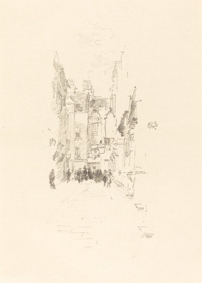Küçük Mahkeme, Kumaş Fuarı by James Abbott McNeill Whistler