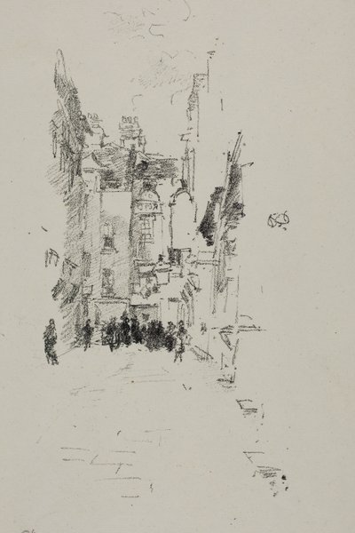 Küçük Mahkeme, Kumaş Fuarı by James Abbott McNeill Whistler