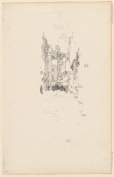 Küçük Mahkeme, Kumaş Fuarı by James Abbott McNeill Whistler