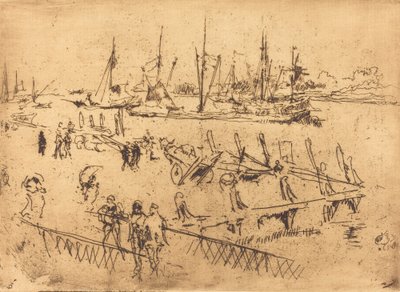 Küçük Dordrecht by James Abbott McNeill Whistler
