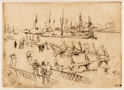 Küçük Dordrecht by James Abbott McNeill Whistler