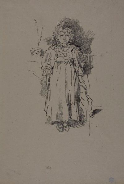 Küçük Evelyn by James Abbott McNeill Whistler
