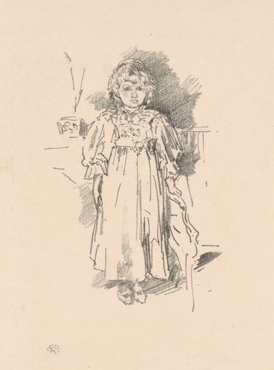 Küçük Evelyn by James Abbott McNeill Whistler