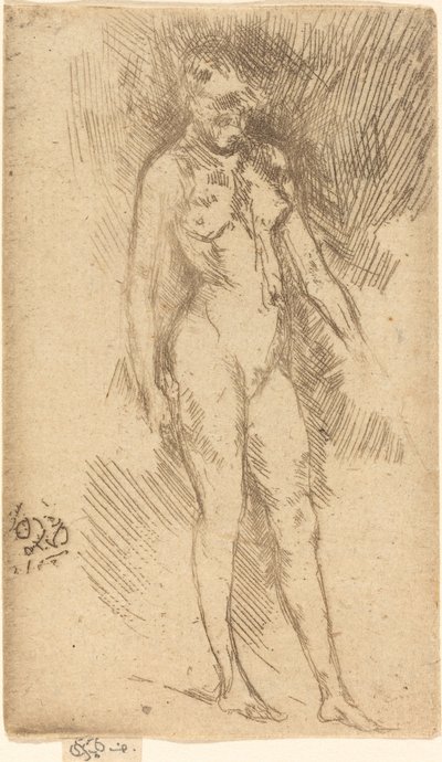 Küçük Çıplak Figür by James Abbott McNeill Whistler