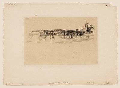 Küçük Putney Köprüsü by James Abbott McNeill Whistler