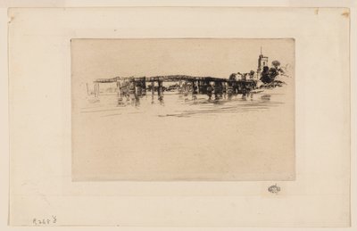 Küçük Putney Köprüsü by James Abbott McNeill Whistler