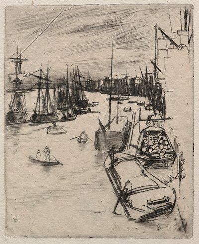 Küçük Wapping by James McNeill Whistler