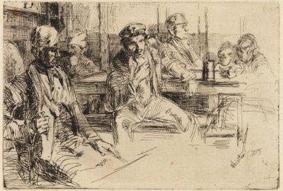 kıyı erkekleri by James Abbott McNeill Whistler