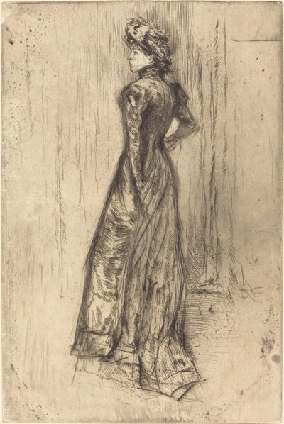 Maud, Ayakta by James Abbott McNeill Whistler