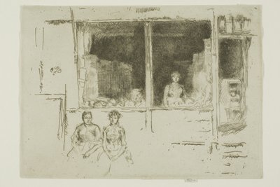 Kavun Dükkanı, Hounsditch by James Abbott McNeill Whistler