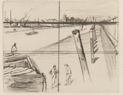 değirmen bankası by James Abbott McNeill Whistler