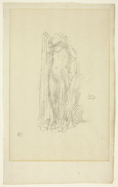 Model Drapajı by James Abbott McNeill Whistler