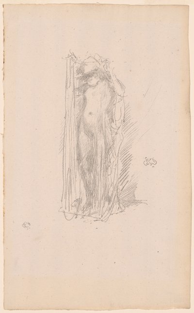 Model Drapajı by James Abbott McNeill Whistler