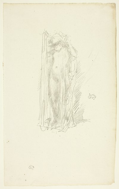 Model Drapajı by James Abbott McNeill Whistler