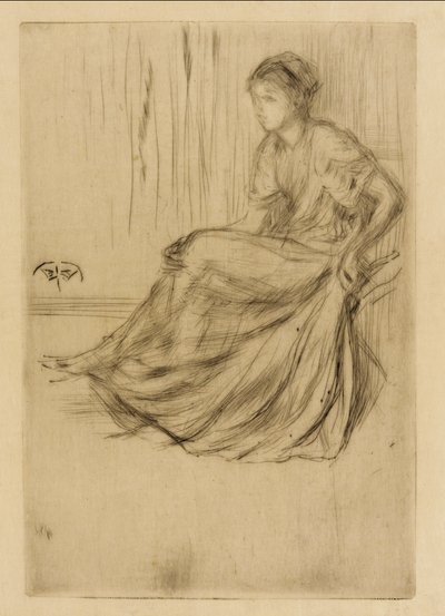 Oturan Model by James Abbott McNeill Whistler
