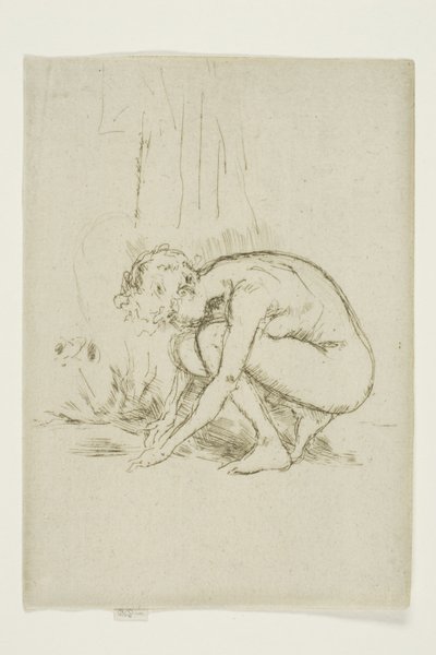 Model kambur by James Abbott McNeill Whistler