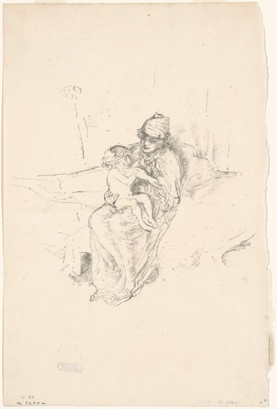 Anne ve Çocuk, No. 1 by James Abbott McNeill Whistler