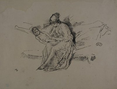 Anne ve Çocuk, No. 4 by James Abbott McNeill Whistler