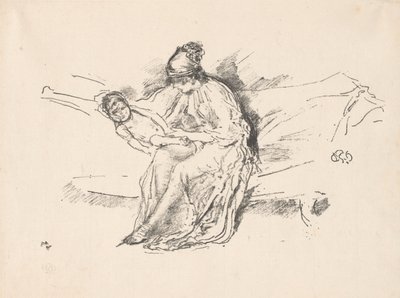 Anne ve Çocuk, No. 4 by James Abbott McNeill Whistler