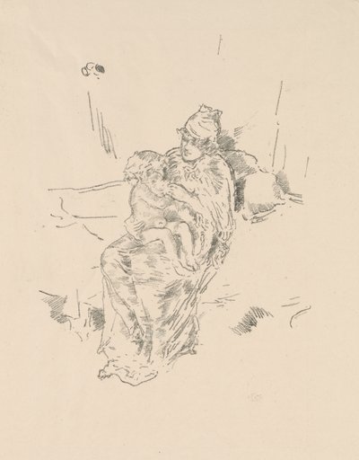 Anne ve Çocuk, No. 5 by James Abbott McNeill Whistler